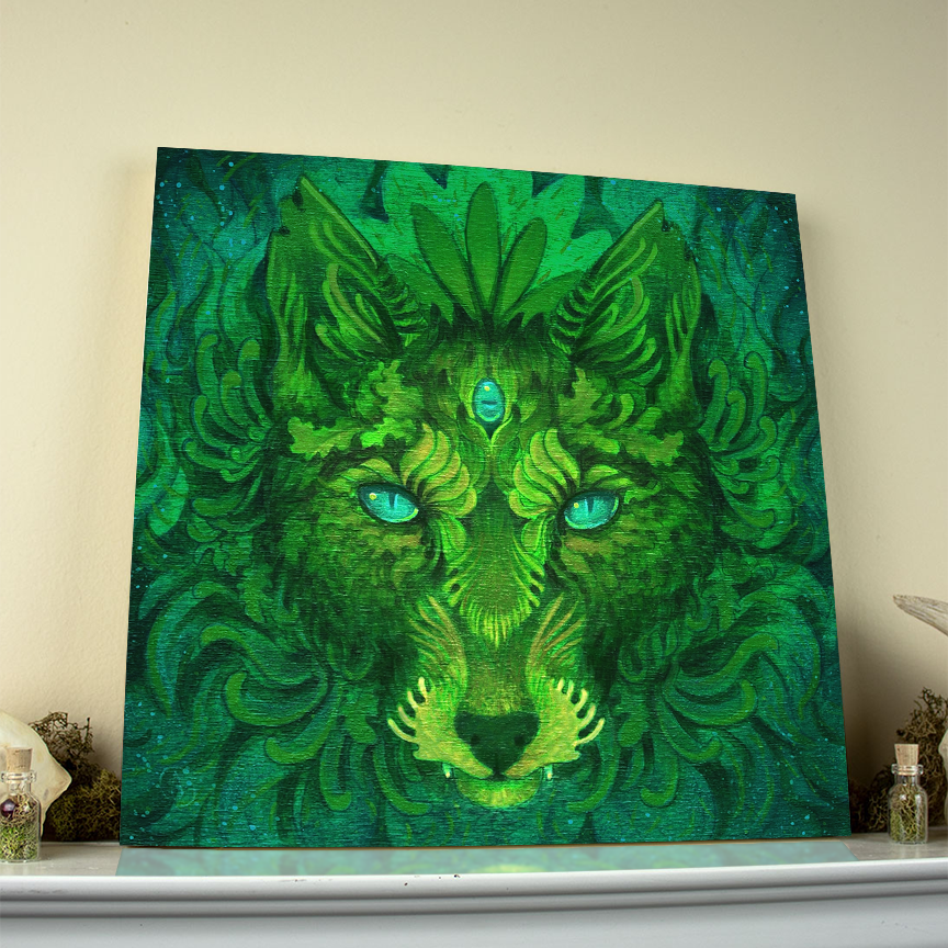 Viridian Fox Prints — Skullgarden